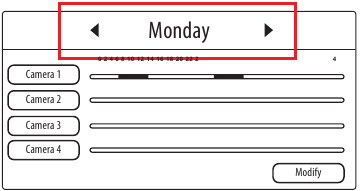 Een opnameschema instellen - Stap 2