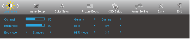 OSD-instelling