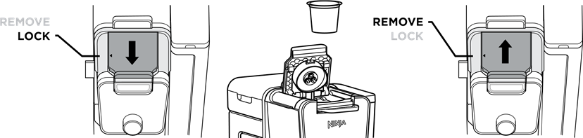 DE NINJA-PODADAPTER VERGRENDELEN EN VERWIJDEREN