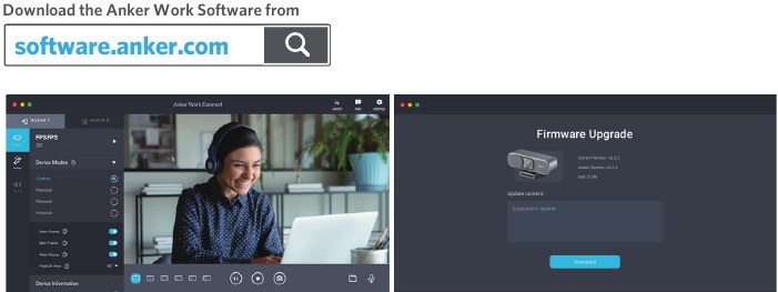 Anker Work Software gebruiken