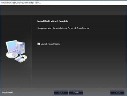 Power Director Capture, bewerkingssoftware installeren - Stap 5