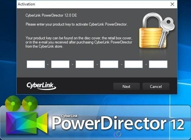 Power Director Capture, bewerkingssoftware installeren - Stap 7
