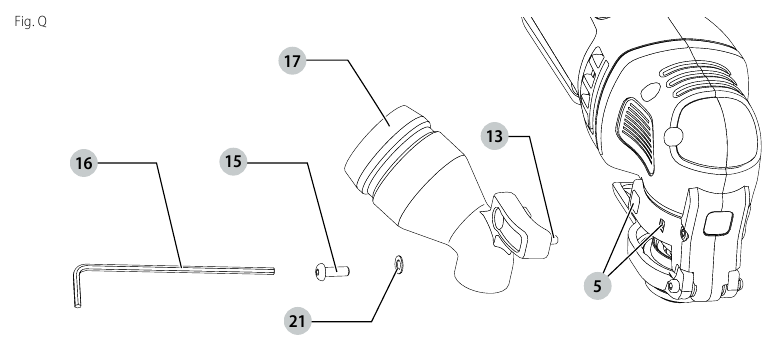 Accessoires plaatsen/verwijderen