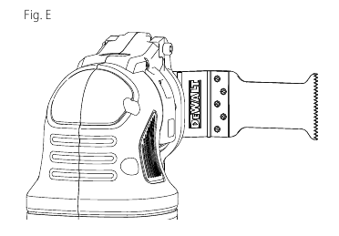 Gereedschaploze accessoireklem - Stap 2