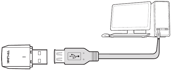 Aansluiten op een computer - Optie 2