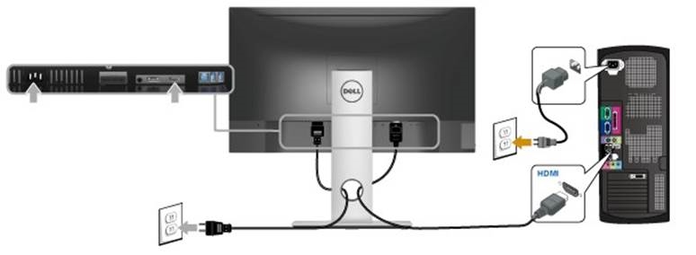 De HDMI-kabel aansluiten (optioneel)