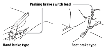 Naar de parkeerremschakelaardraad