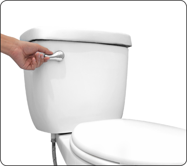 AAN DE SLAG - HET TOILET DOORSPOELEN