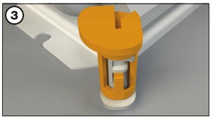 De CPU-koeler monteren - Methode 1 - Stap 3