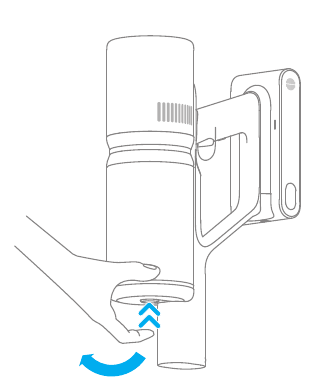 Het HEPA-filter reinigen - Stap 1