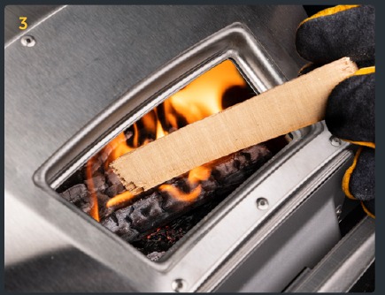 Koken met hout - Stap 3