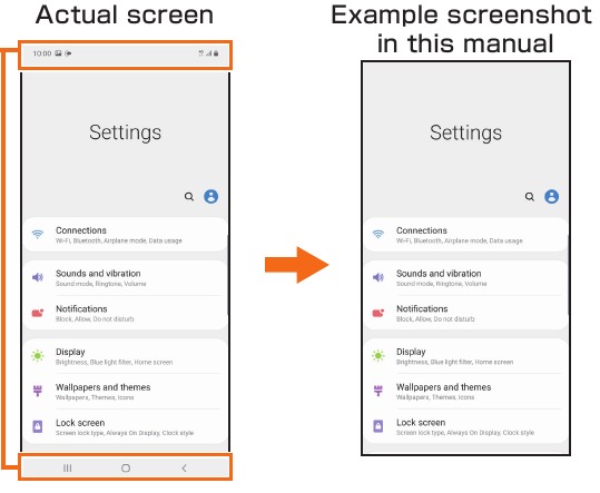 Opmerking over illustraties, schermafbeeldingen