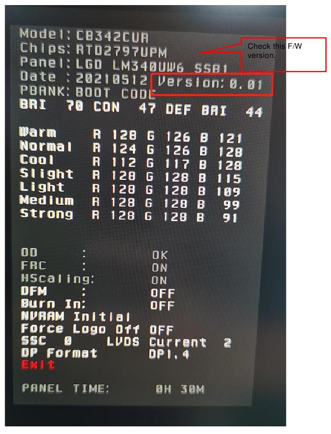 Controleer de FW-versie na de upgrade - Stap 1