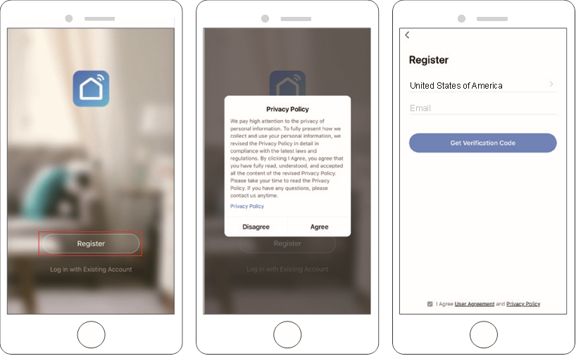 INSTALLATIE - Een nieuw account aanmaken - Stap 1