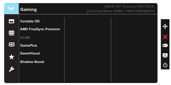 OSD (On-Screen Display) menu - Hoe te herconfigureren