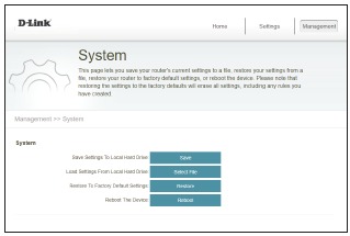 Systeem pagina