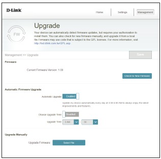 Upgrade pagina