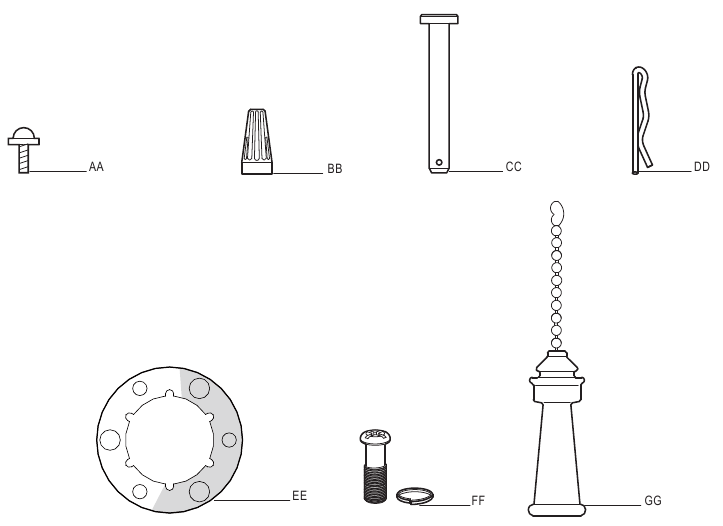 Meegeleverde hardware