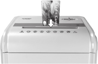 Creditcard versnipperen - Stap 2