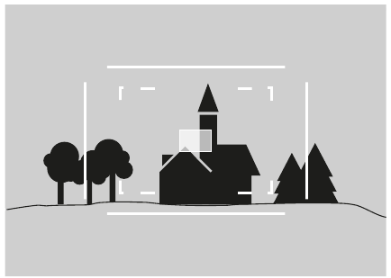 ALTERNATIEVE BEELDVELDEN/BRANDPUNTSAFSTANDEN WEERGEVEN - Voorbeeld 2