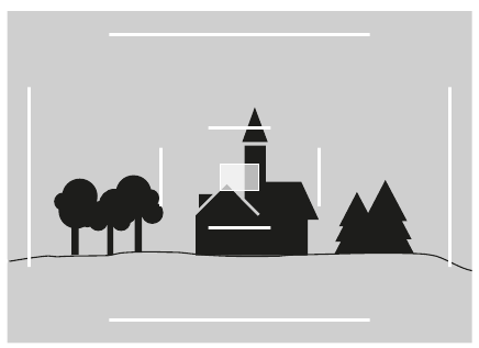 ALTERNATIEVE BEELDVELDEN/BRANDPUNTSAFSTANDEN WEERGEVEN - Voorbeeld 3