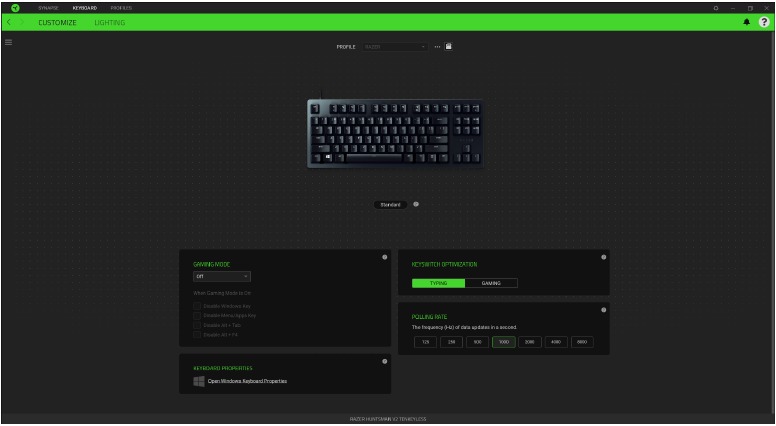Configuratie - Toetsenbord - Stap 1