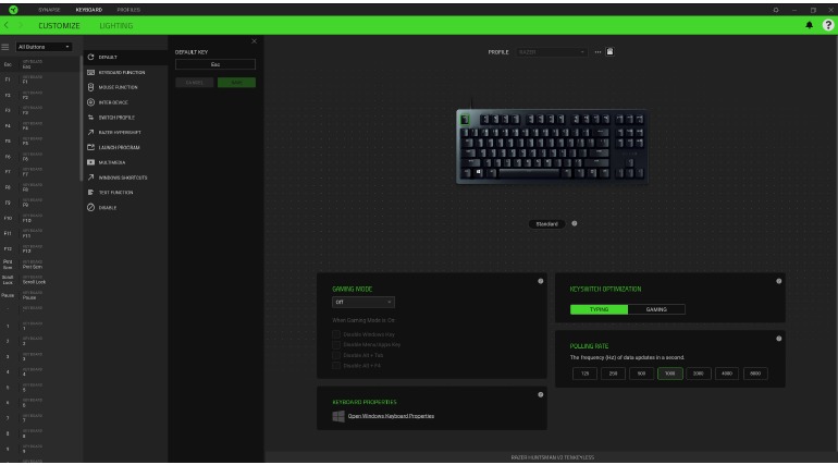 Configuratie - Toetsenbord - Stap 2