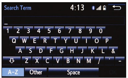 11.6 INCH DISPLAY - DESTINATION SEARCH - Step 2