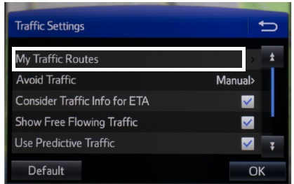 11,6 INCH DISPLAY - MIJN VERKEERSROUTES - Stap 1