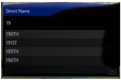 BESTEMMING INVOEREN OP ADRES - 11,6 INCH DISPLAY - Stap 6