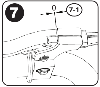 Caliper velgrem systeem instellen (verschillende modellen) - Stap 8