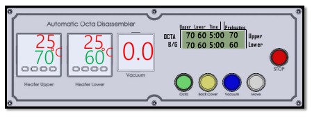 Automatische verwijdering van de batterijklep