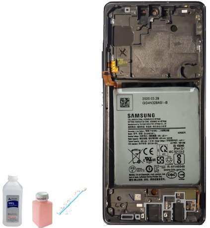 Verwijder de batterij