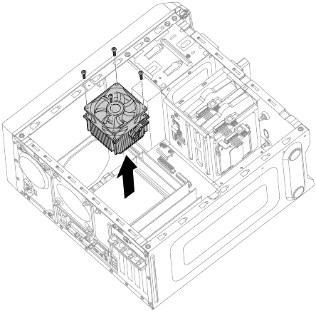 De microprocessorventilator vervangen