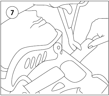 Toepassing in rugligging - Stap 4