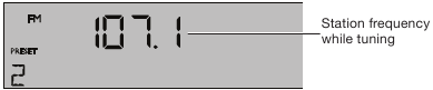 Afstemmen op een AM/FM-zender