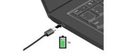 De computer opladen
