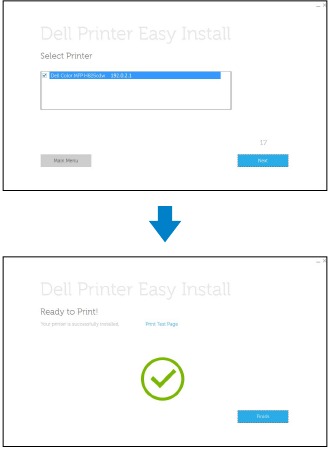 Drivers installeren op een Ethernet-printer - Stap 2