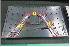 mylar-tape plakken