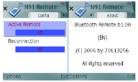 Bluetooth-afstandsbediening configureren