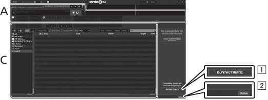 Het systeem starten - Serato DJ starten - Stap 1
