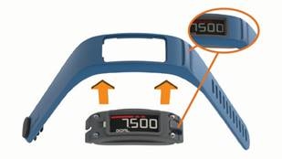 De batterijen van het v&iacute;vofit 2 toestel vervangen - Stap 3