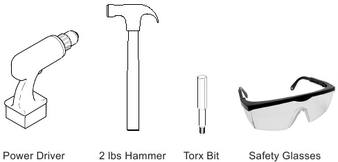 Benodigd gereedschap