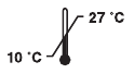 Temperatuurbereik in bedrijf