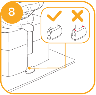 De basis installeren - Stap 6
