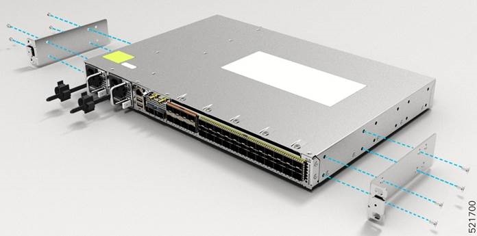 19-inch rackmontagebeugels installeren