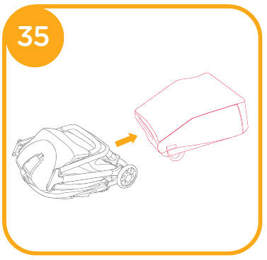 Kinderwagen inklappen - Stap 5
