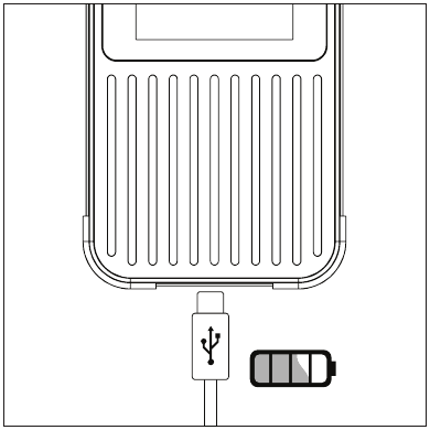 Het apparaat opladen