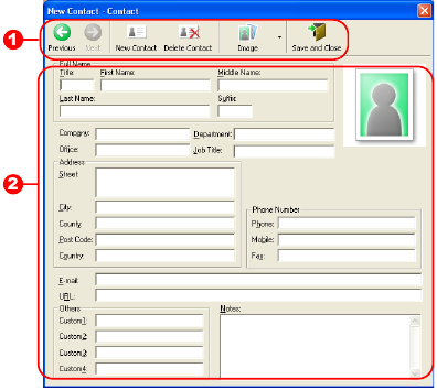 Hoe de P-touch Address Book te gebruiken - Stap 2