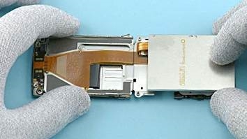 Voorbuigen van de LCD-flex - Stap 3